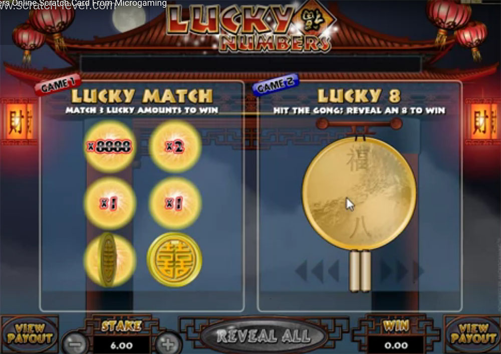 Игровой автомат Microgaming — Lucky Numbers