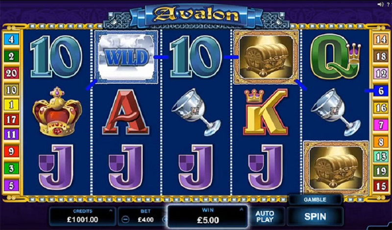 Microgaming — видеослот Avalon