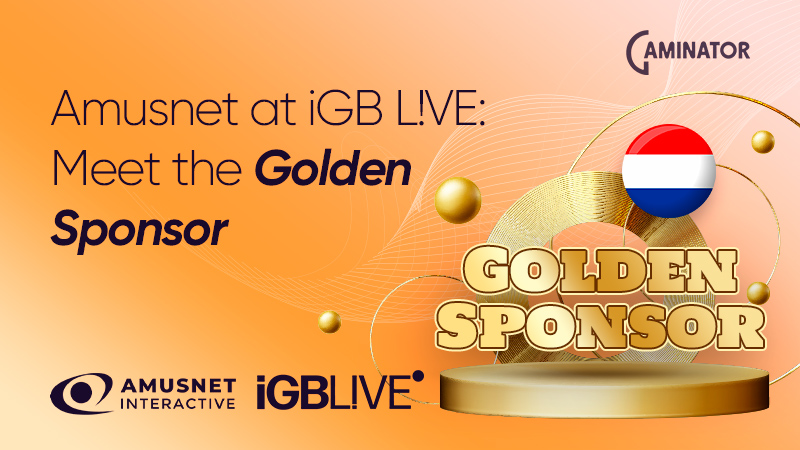 Amusnet at iGB L!VE: Golden Sponsor