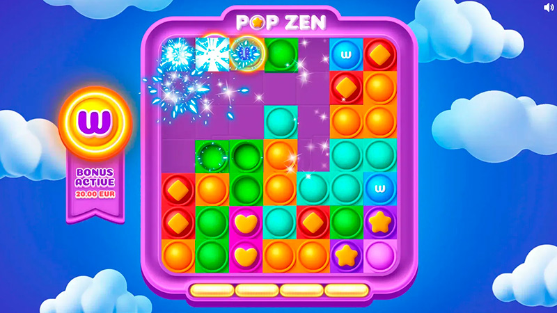 Pop Zen slot: special functionality