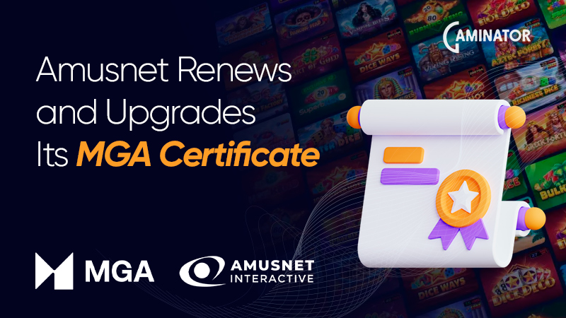 Amusnet renews and upgrades its MGA licence