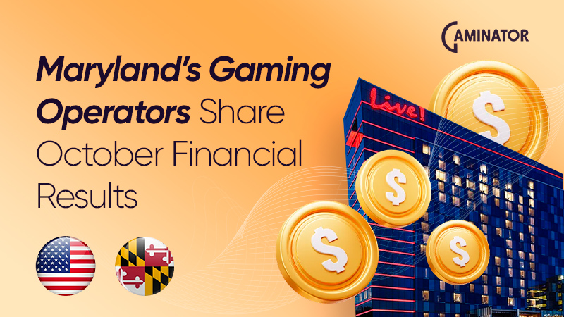 Maryland’s gambling profit for October