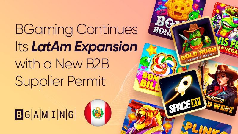 BGaming enters Peru with a new B2B licence