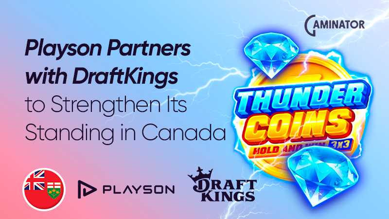 Playson and DraftKings partner in Ontario