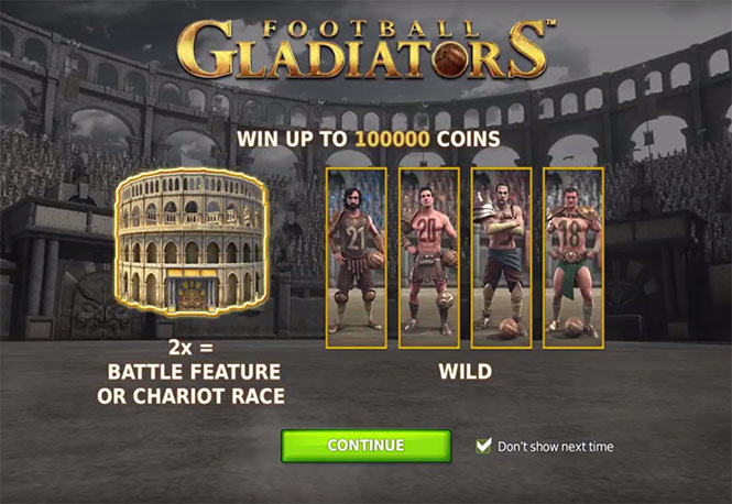 Слот Football Gladiators