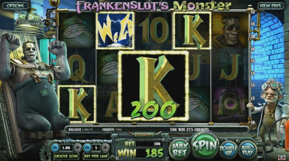 слот-игра FrankenSlot's Monster